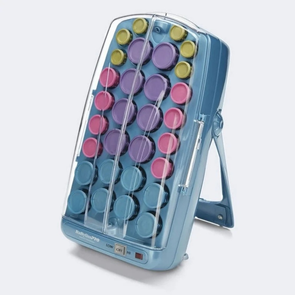 BaBylissPRO Nano Titanium Ionic 30-Roller Hot Rollers Set – 4 Sizes